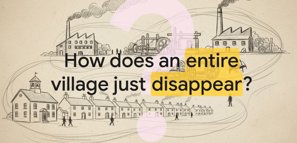 The nanished village of westfield. How does a whole village just disappear?