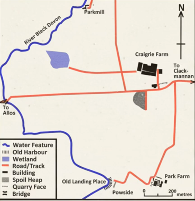 a 2004 map of westfield, west lothian