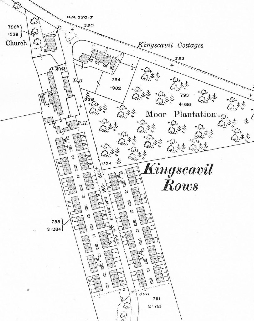 map of Kingscavil 1907