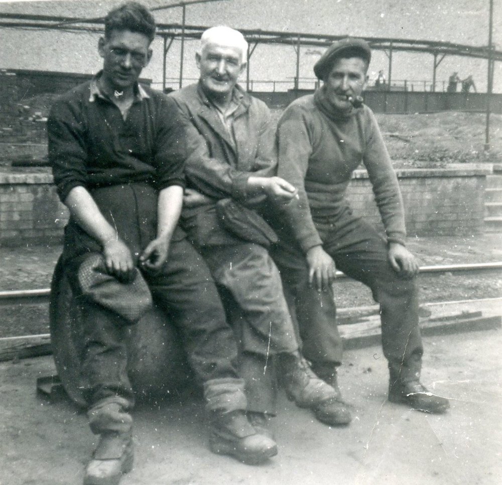 Pumpherston Oil Workers, 1953. Source: Almond Valley Heritage Trust