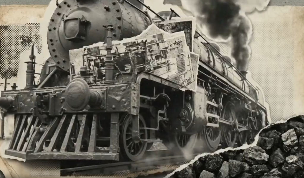 The Iron horse comes to Blackridge in the 19th century