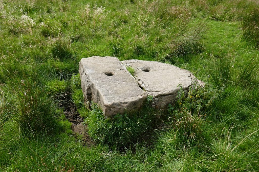 Well cover on the site of the old Church at south cobbinshaw village