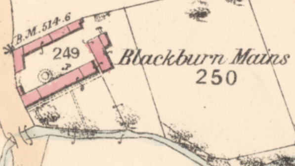 Blackburn Mains is a farm that is situated abut a quarter of a mile to the south of Blackburn in west lothian,scotland. The map is from the 1856 parishes map of west lothian